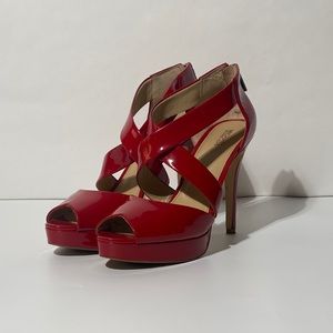 Micheal Kors - Red Patent Leather Heels - 8.5